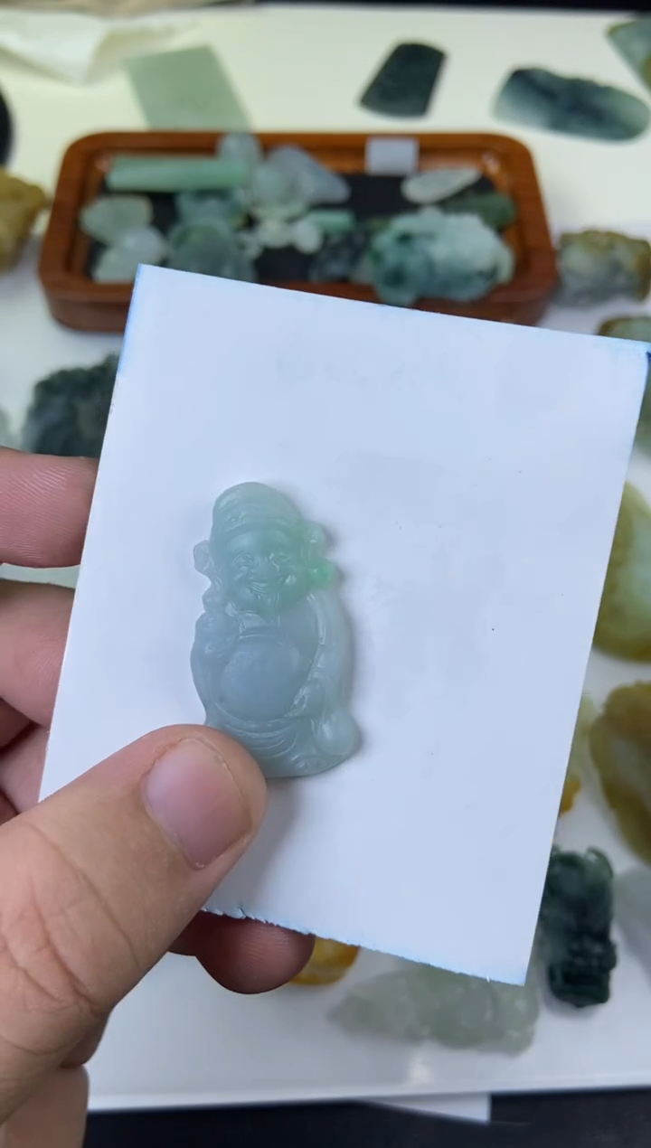 【闪购商品】定制翡翠未镶嵌财神