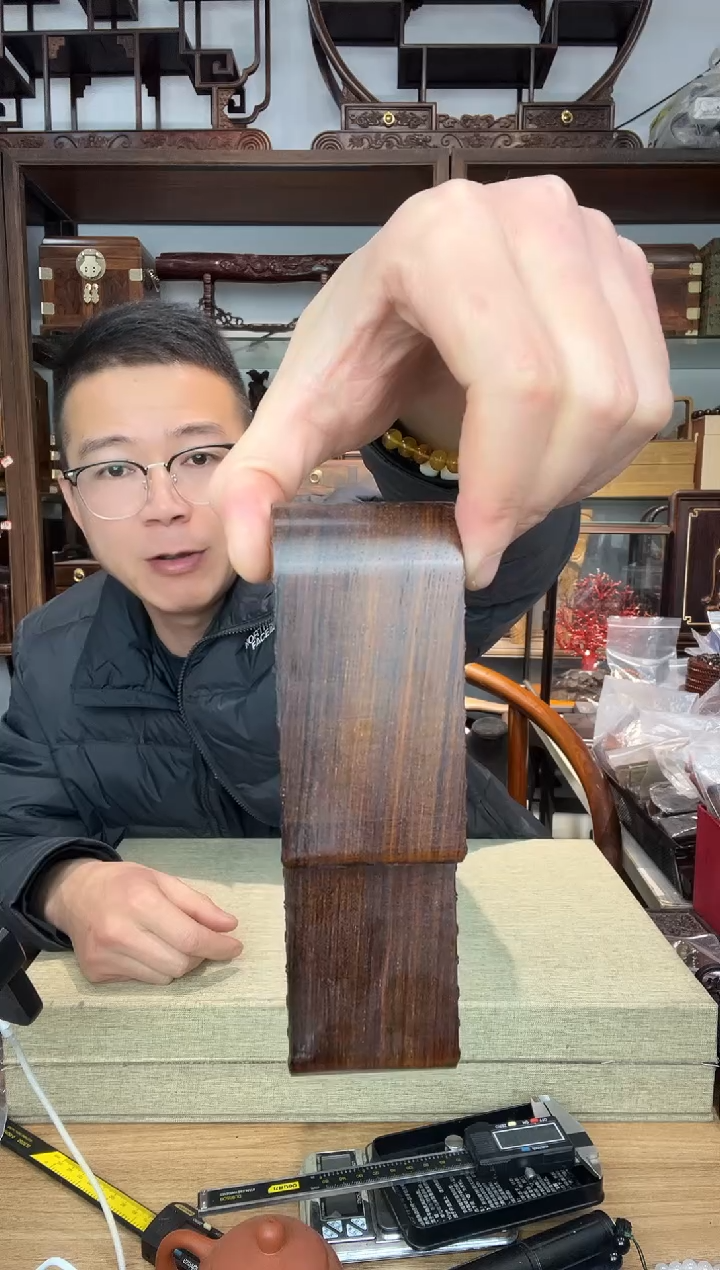 乌木类书架993大红酸枝竹节书卷底座