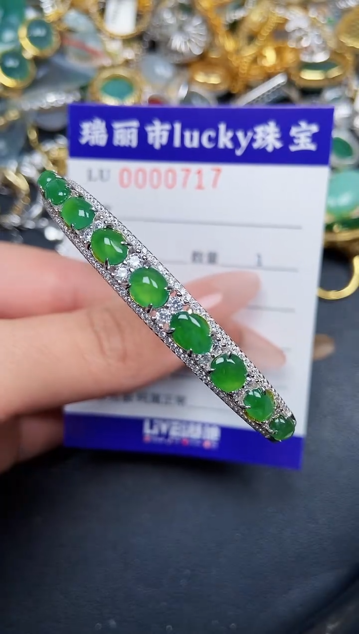 【闪购商品】翡翠颈饰银S925镶嵌0717