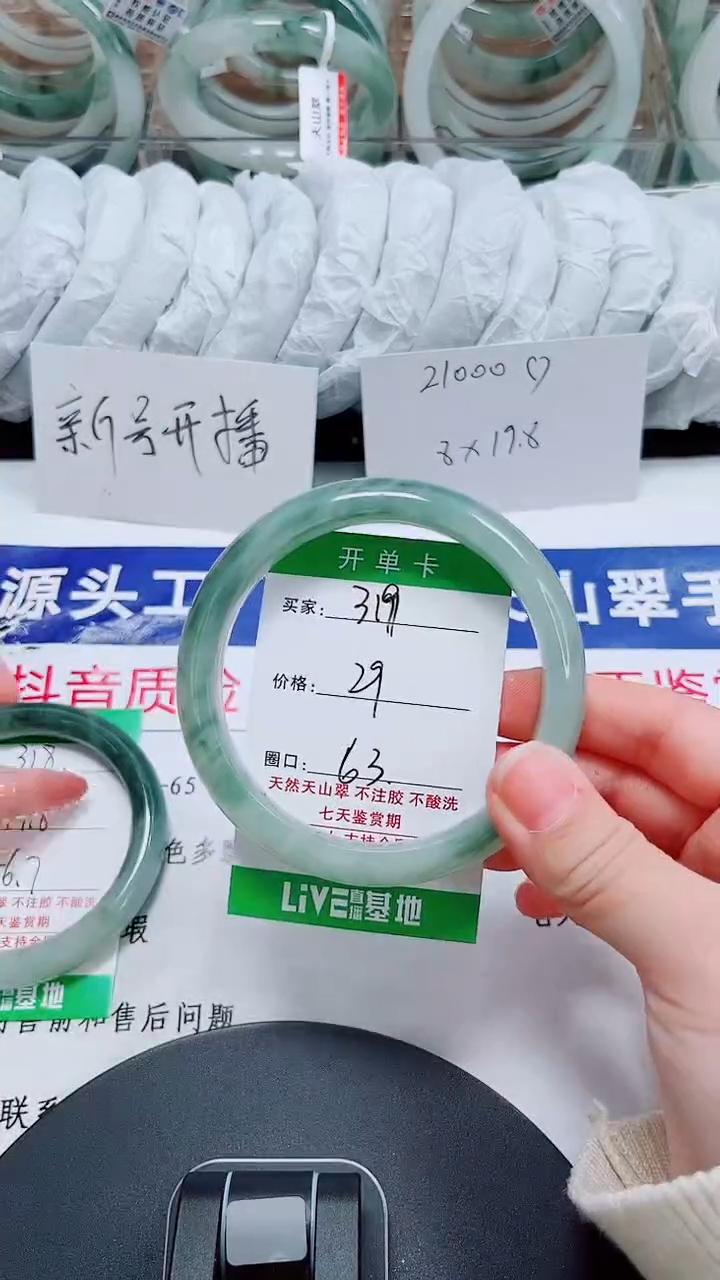 未镶嵌手镯石英质玉319-62/63