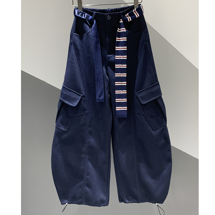 【冬春调性】冬春新款韩版潮流工装裤女休闲百搭弯刀裤3350-3