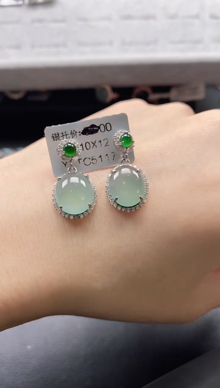 【闪购商品】翡翠戒指银S925镶嵌1111