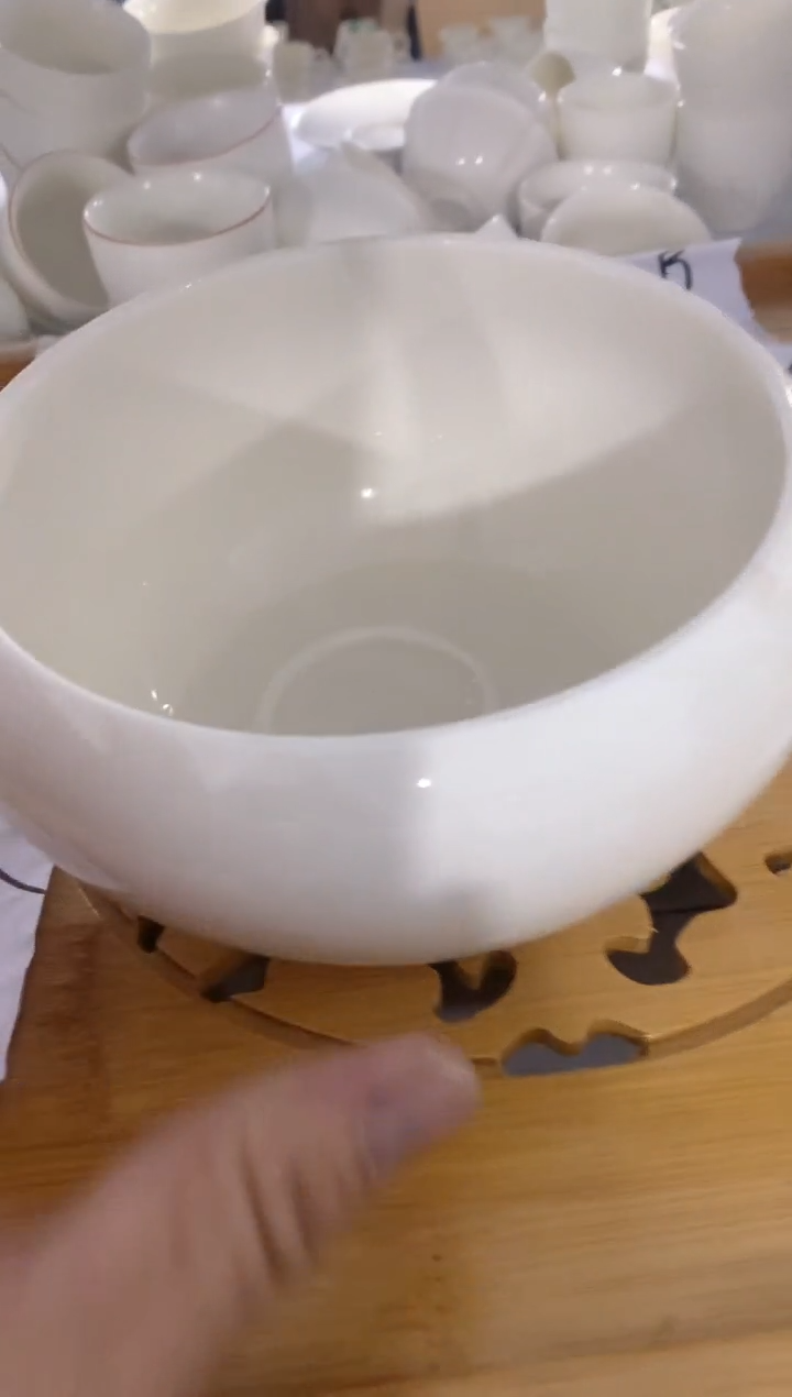 【闪购商品】陶瓷茶杯汝窑壶办公杯三才盖碗（轻轻微瑕）