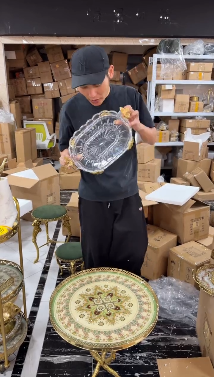 黄铜黛姿家居装饰品摆件  