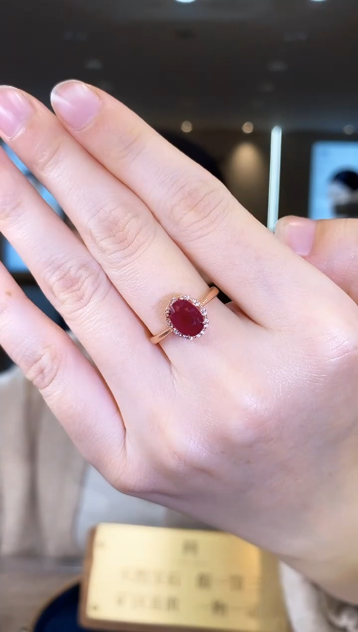 【闪购商品】红宝石戒指银S925镶嵌09