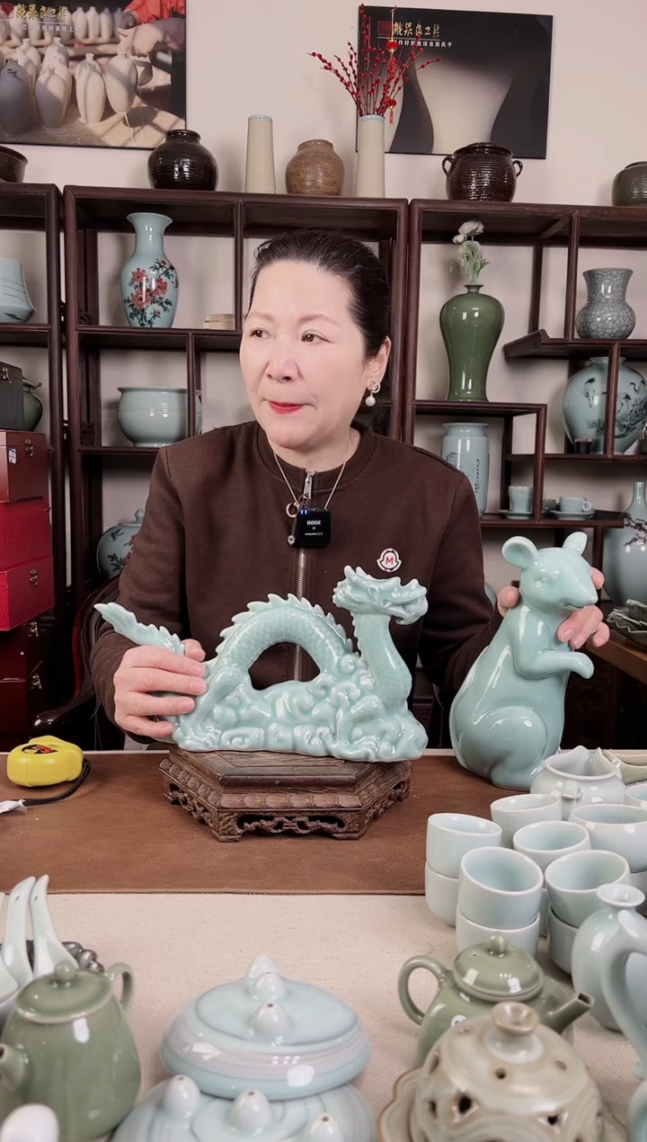 【闪购商品】杯青瓷 十二生肖 龙（带礼盒）