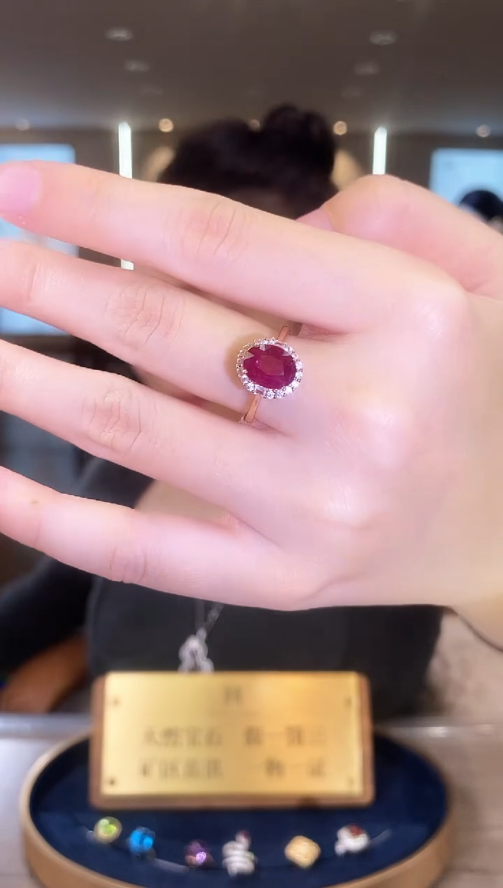 【闪购商品】红宝石戒指银S925镶嵌09