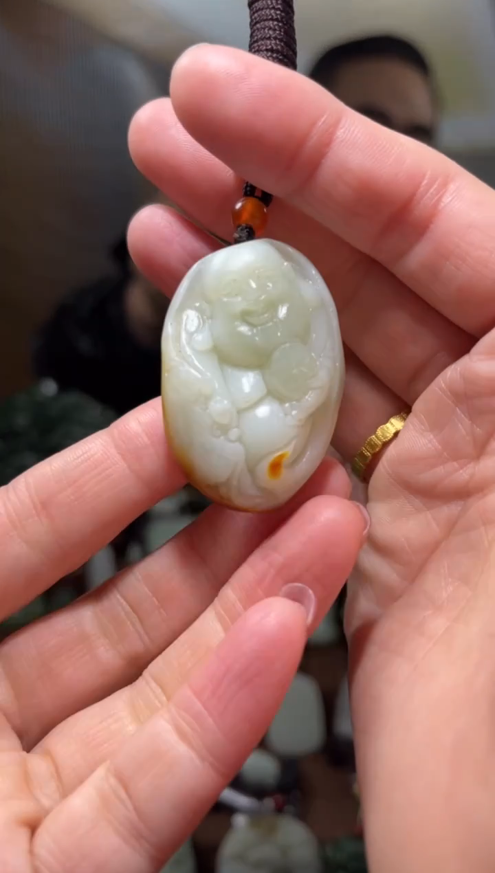 吊坠(不含链)未镶嵌和田玉.