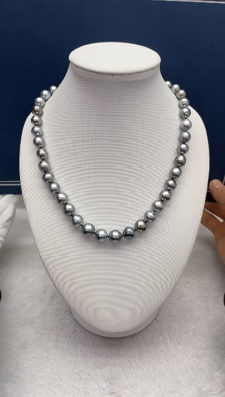 【闪购商品】海水珍珠颈饰未镶嵌大溪地8-11mm(多样性发一)
