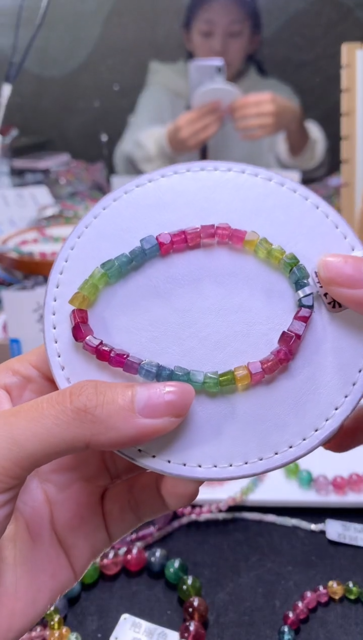 未镶嵌手串碧玺A111【天然碧玺】