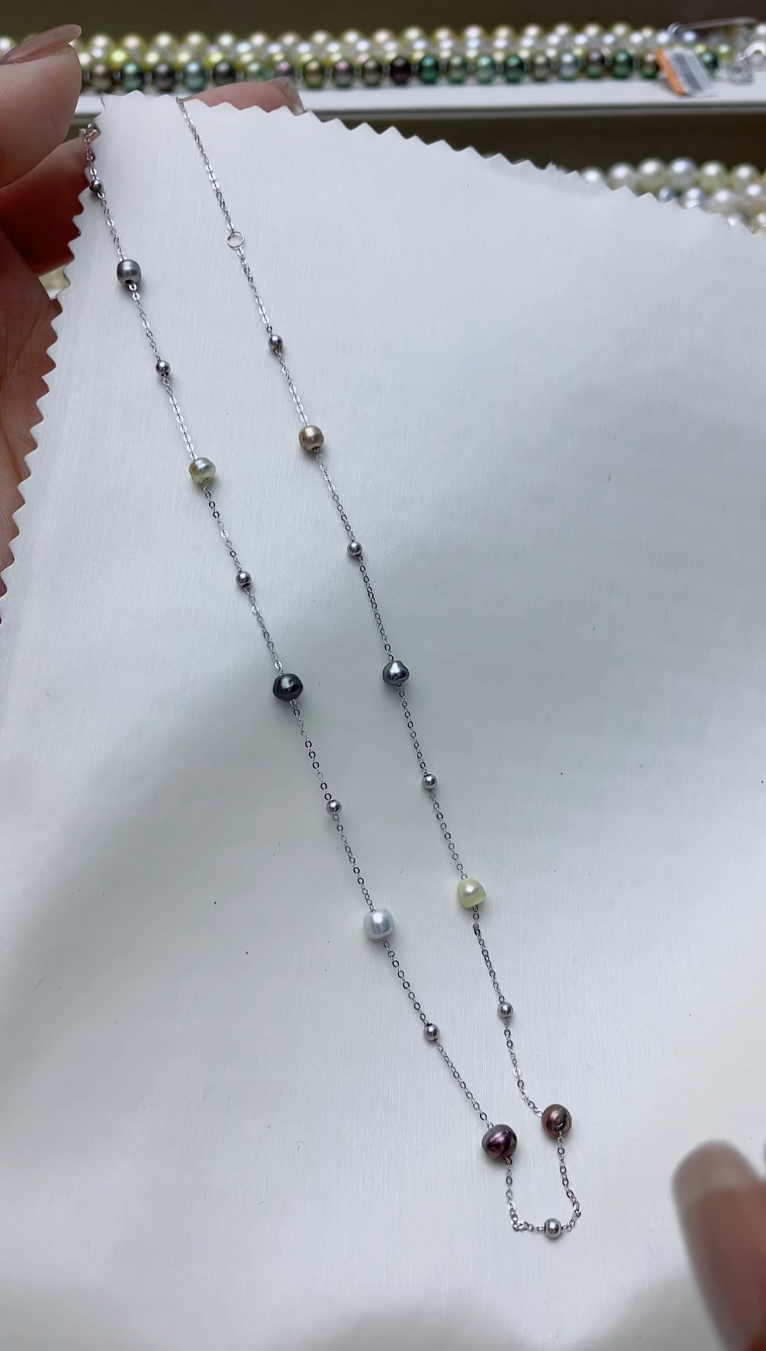 【闪购商品】海水珍珠颈饰18K金镶嵌A59