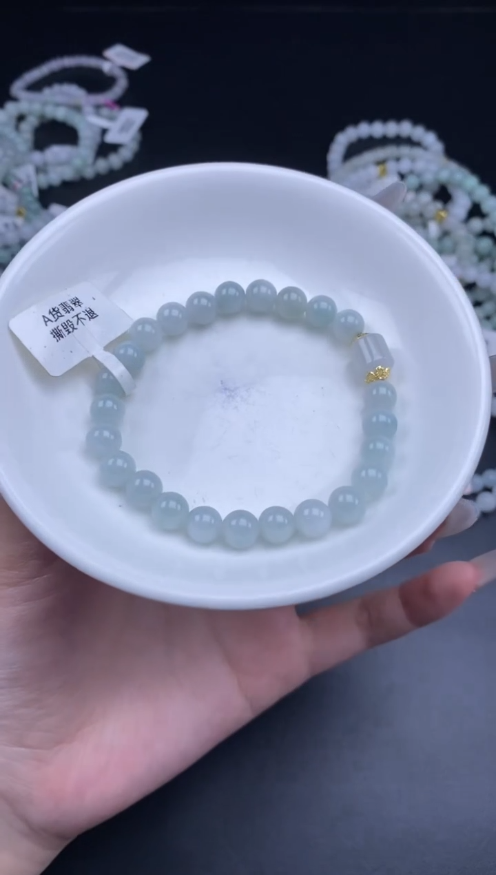 颈饰未镶嵌翡翠散珠批发DIY多样性发货