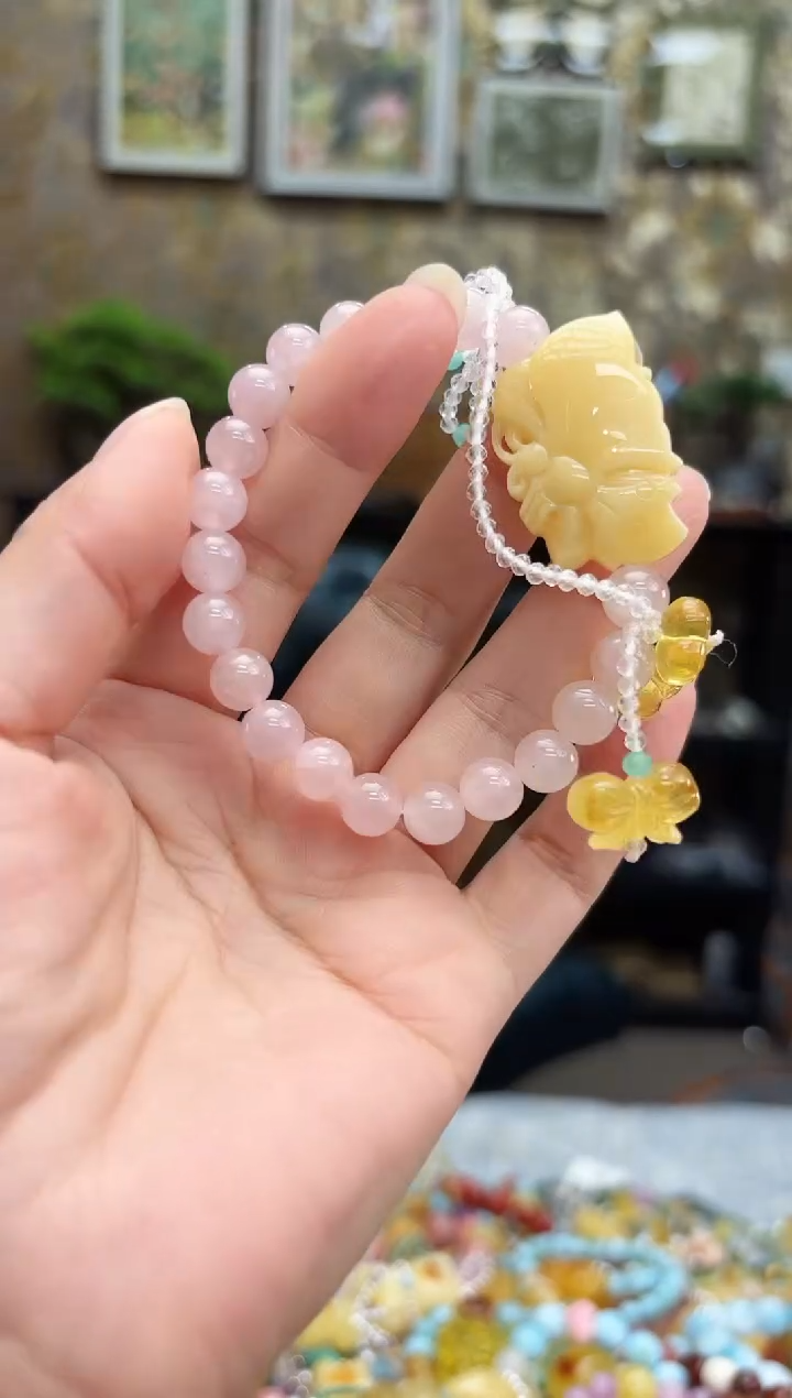 手串琥珀未镶嵌琥珀【  手串  】多样性发一