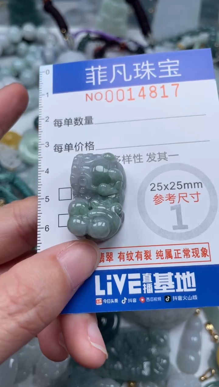 颈饰未镶嵌翡翠14817