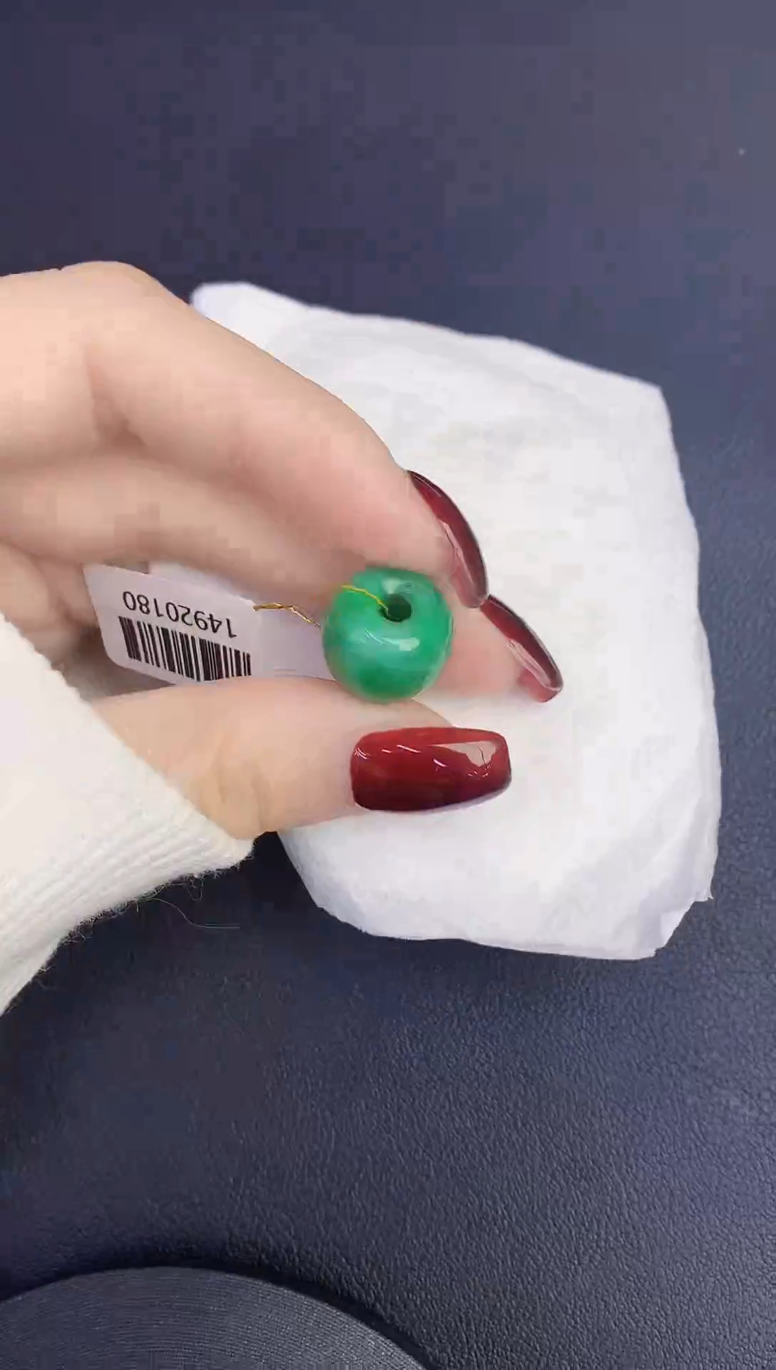 颈饰未镶嵌翡翠缅甸天然翡翠A货