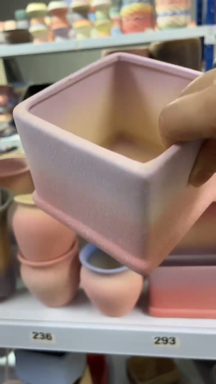 麦饭石粗陶多肉花盆小微瑕