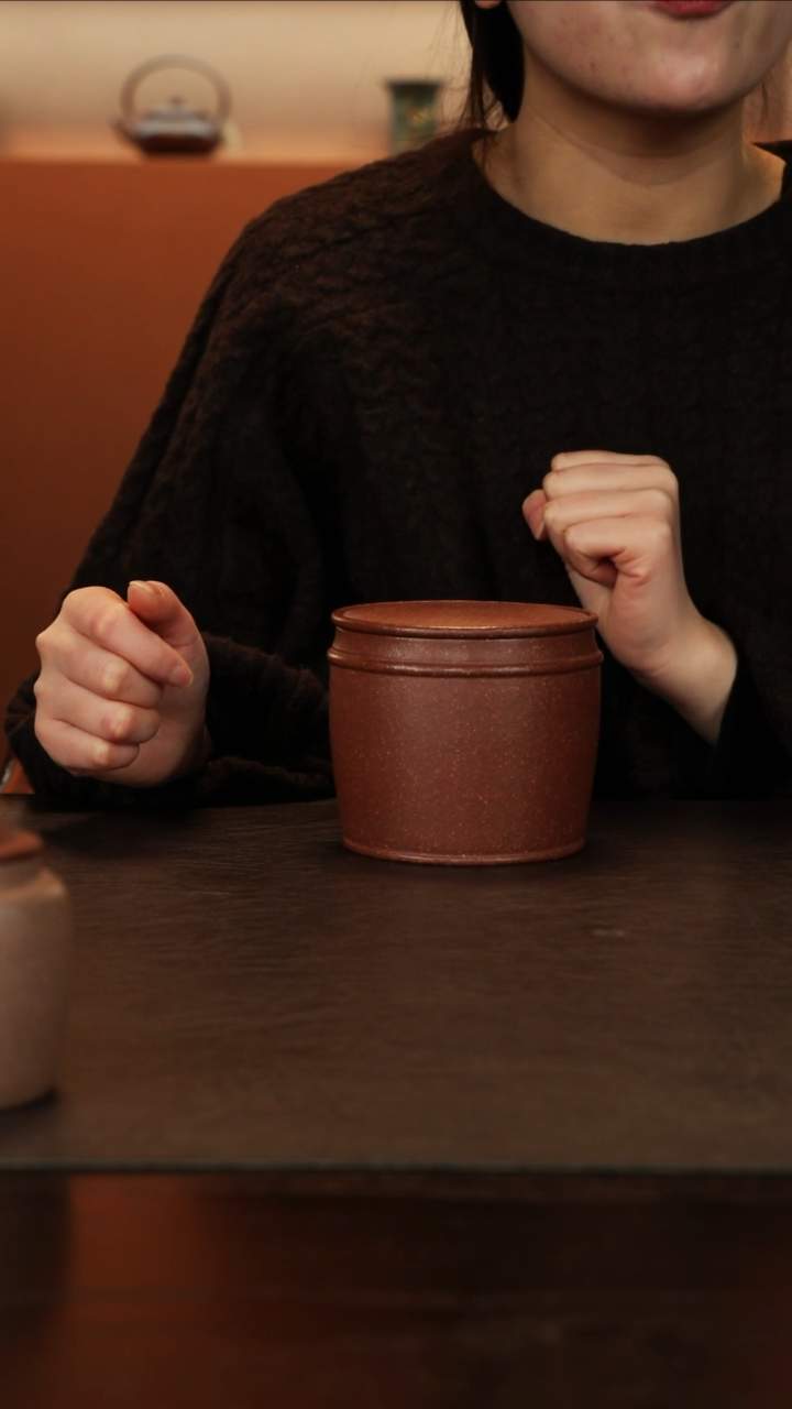【闪购商品】紫砂茶叶罐直播福利粗砂降坡泥醒茶罐