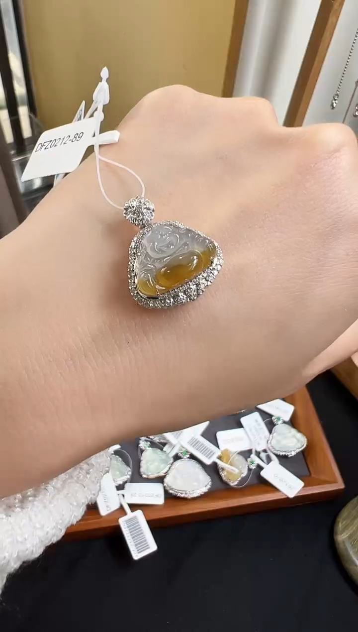 【闪购商品】翡翠颈饰18K金镶嵌DFZ0212-89