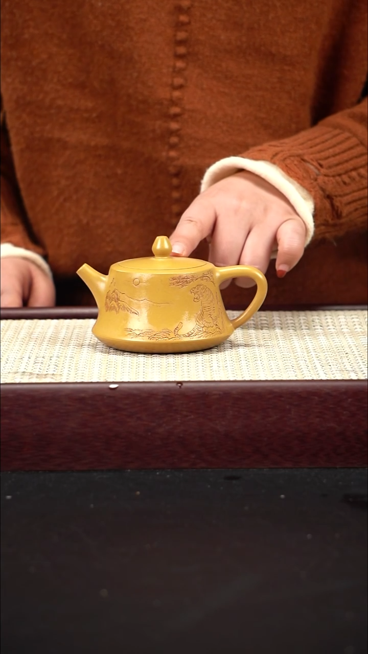 茶壶紫砂黄金朱泥 柱础 
