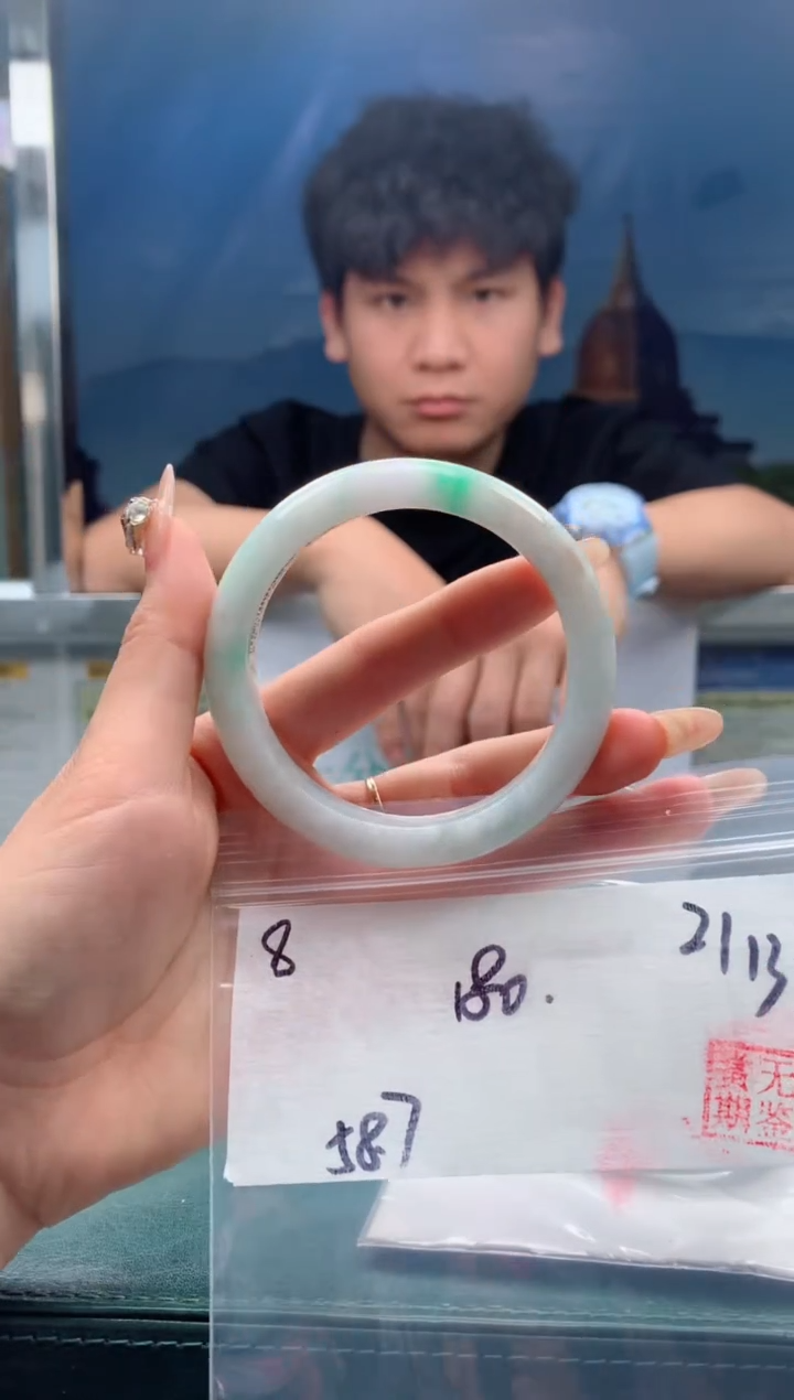 【闪购商品】定制翡翠未镶嵌毛货手镯需精细抛光/手镯8