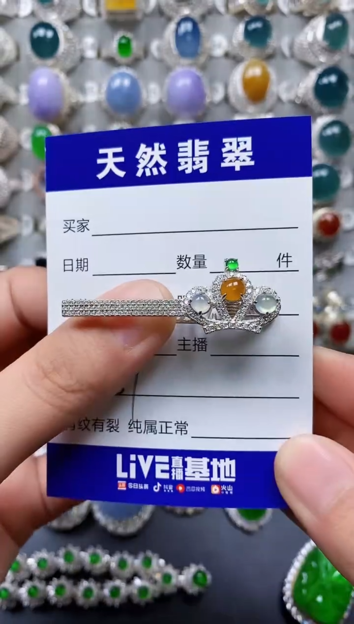 【闪购商品】翡翠颈饰银S925镶嵌0357