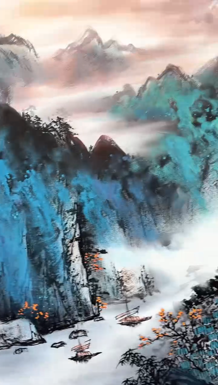 国画孙桂国老师作品，带合影证书23-10