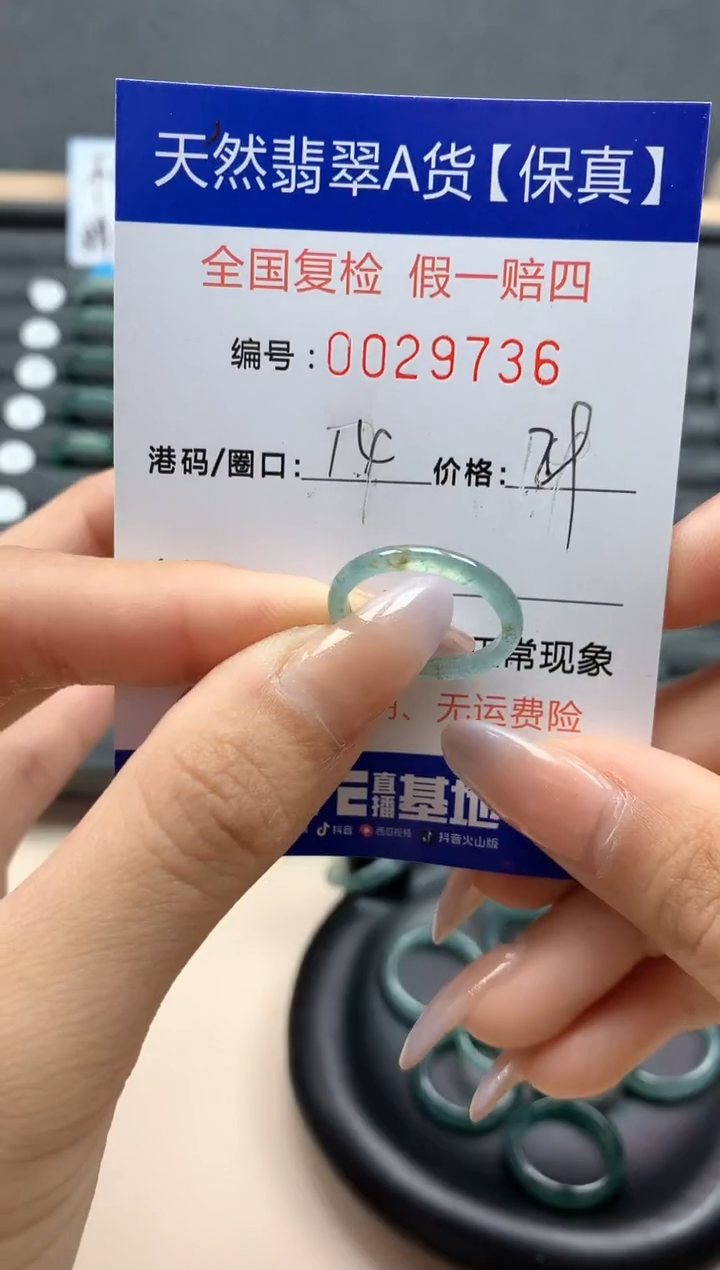 【闪购商品】翡翠戒指未镶嵌天然29736