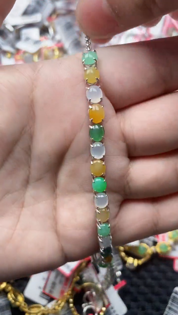 【闪购商品】翡翠戒指银S925镶嵌33333---7