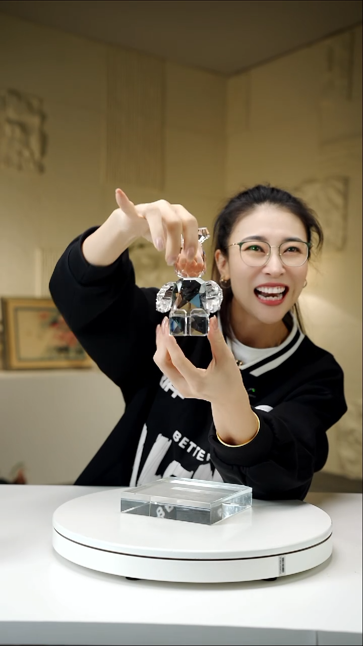 手工艺品琉璃福利暴力熊摆件