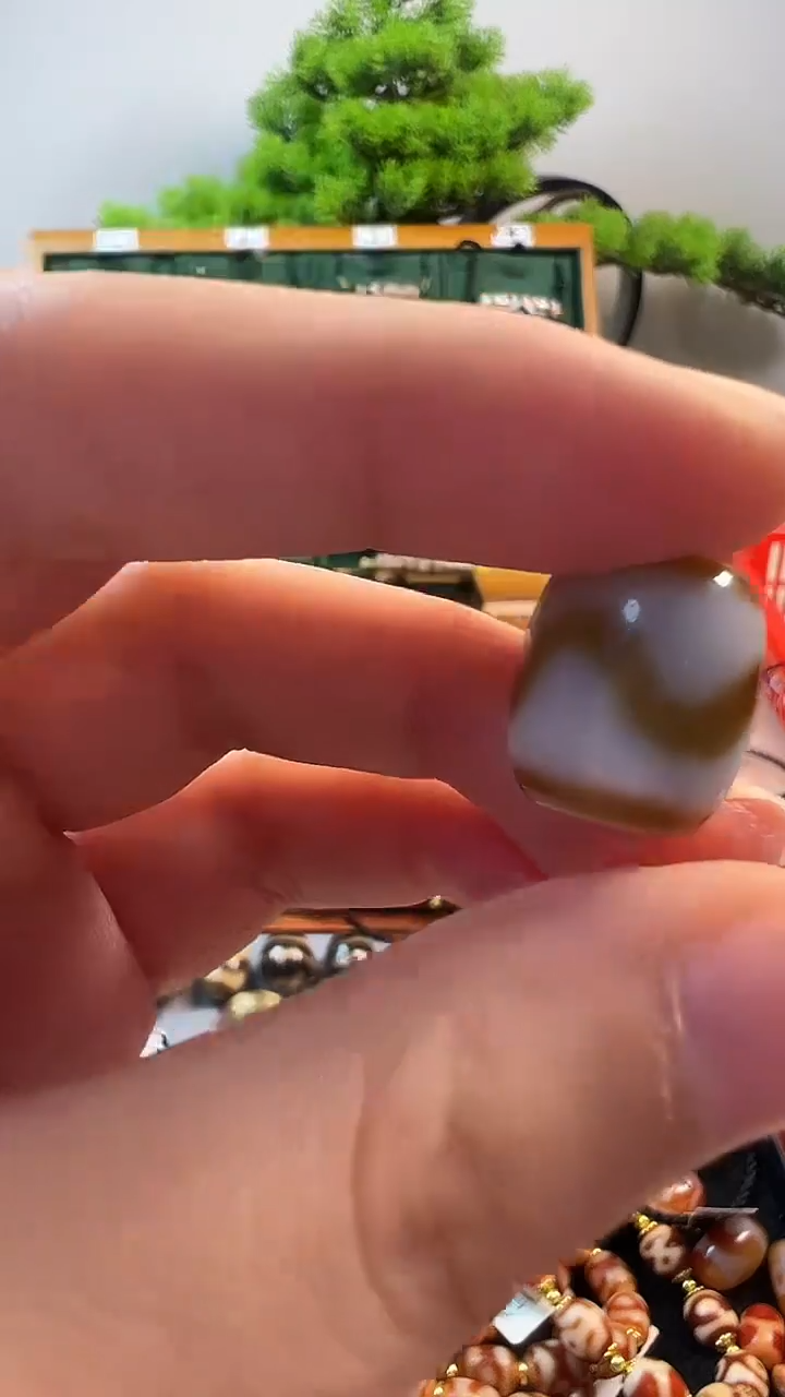 玛瑙/玉髓（覆膜）颈饰合金38（微瑕随机发货）