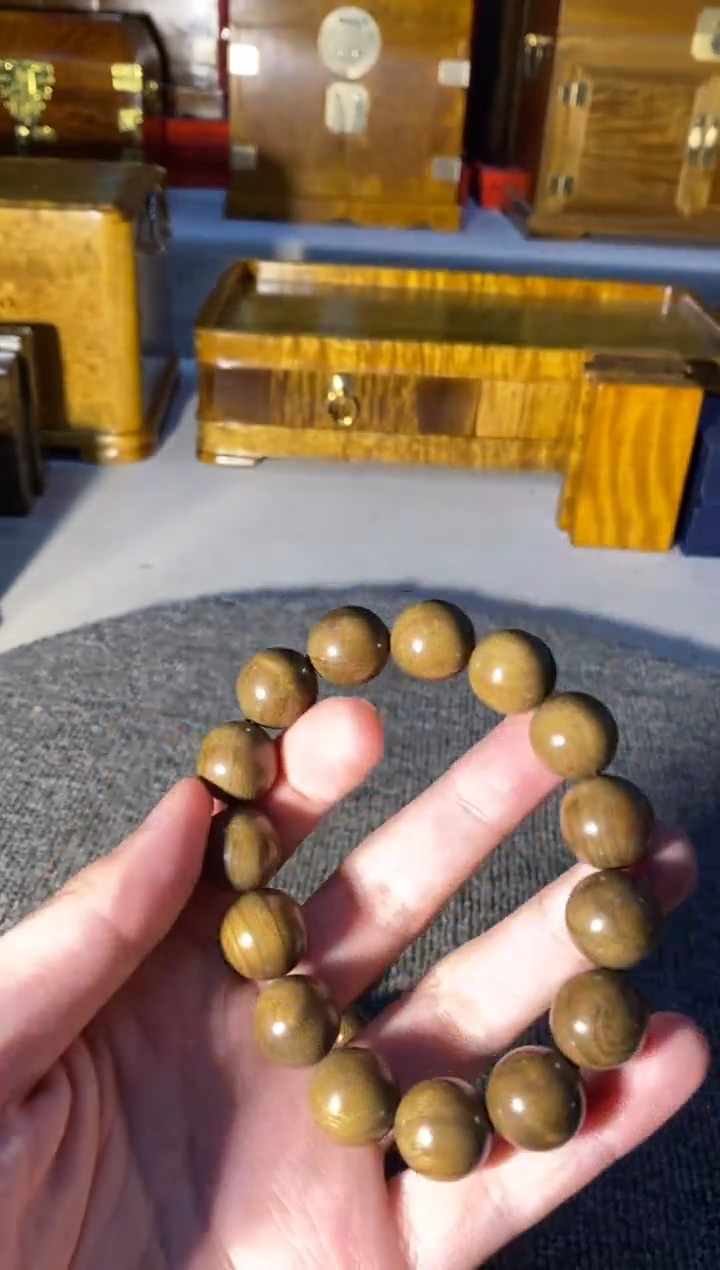 【闪购商品】金丝楠木艺阴沉手串1.5