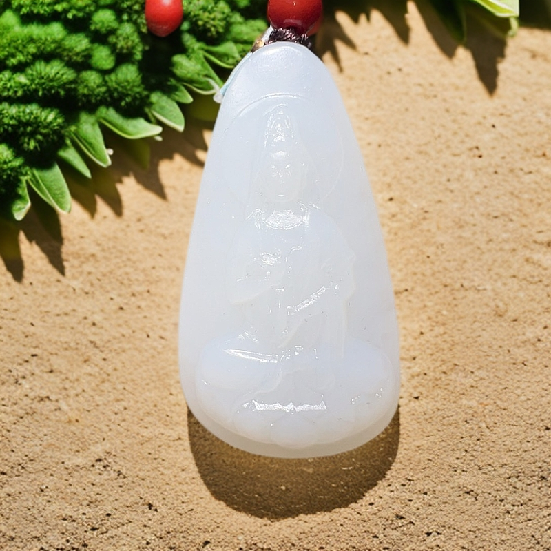 和田玉吊坠(不含链)未镶嵌