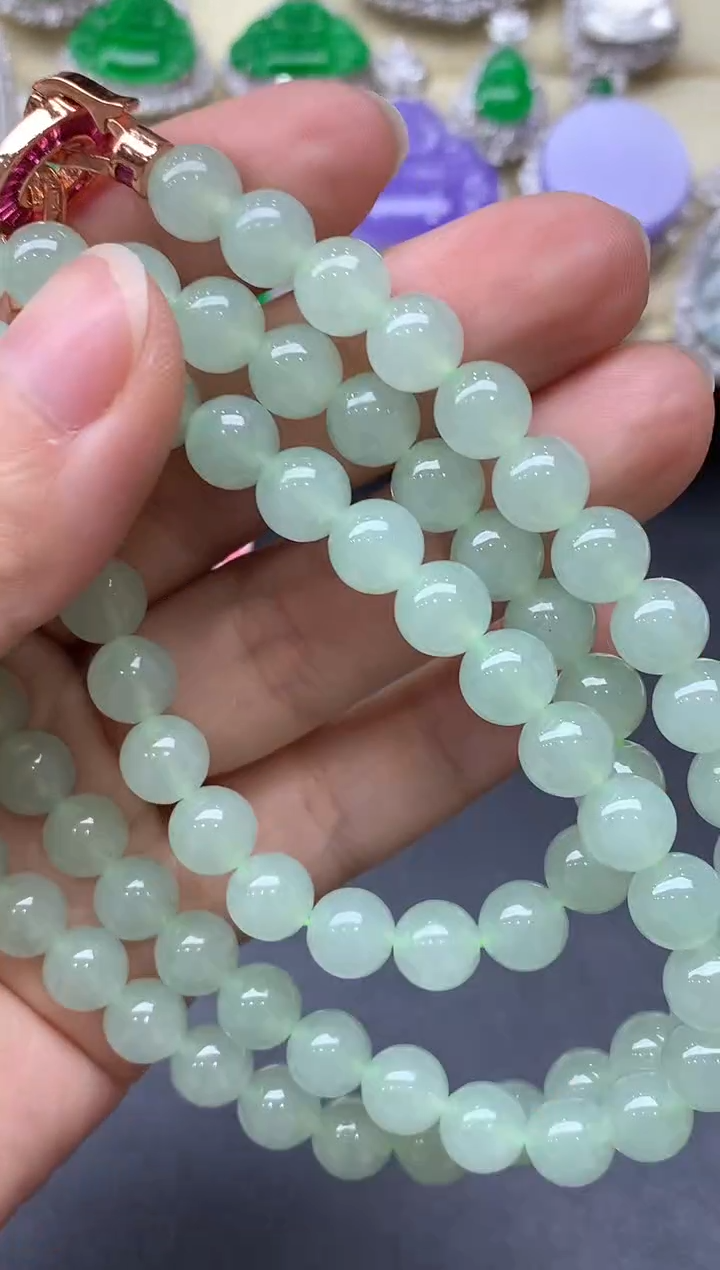 颈饰未镶嵌翡翠484中国好珍宝