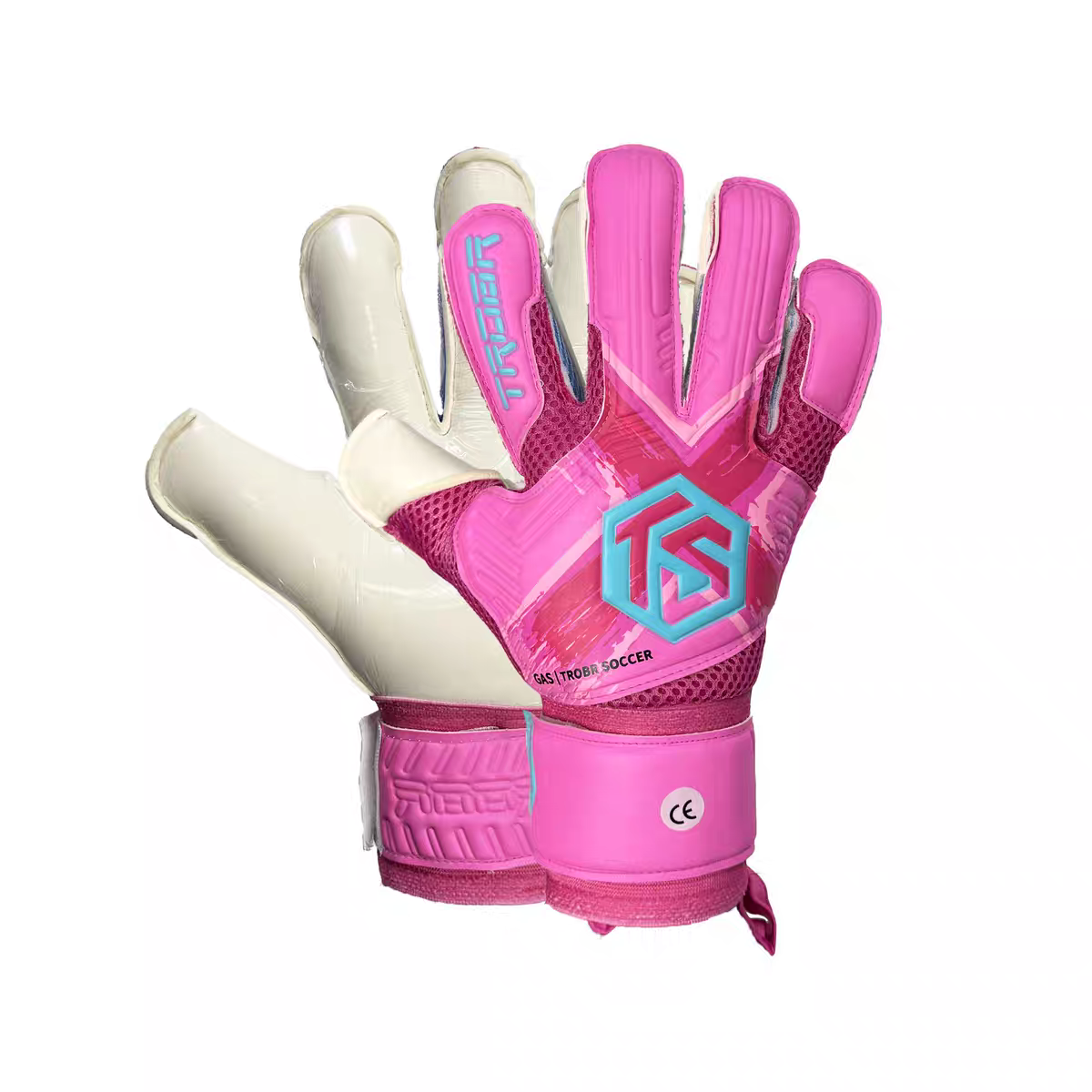 TROBR拓佰新款X系列德国CONTACT天然乳胶混剪专业级守门员手套