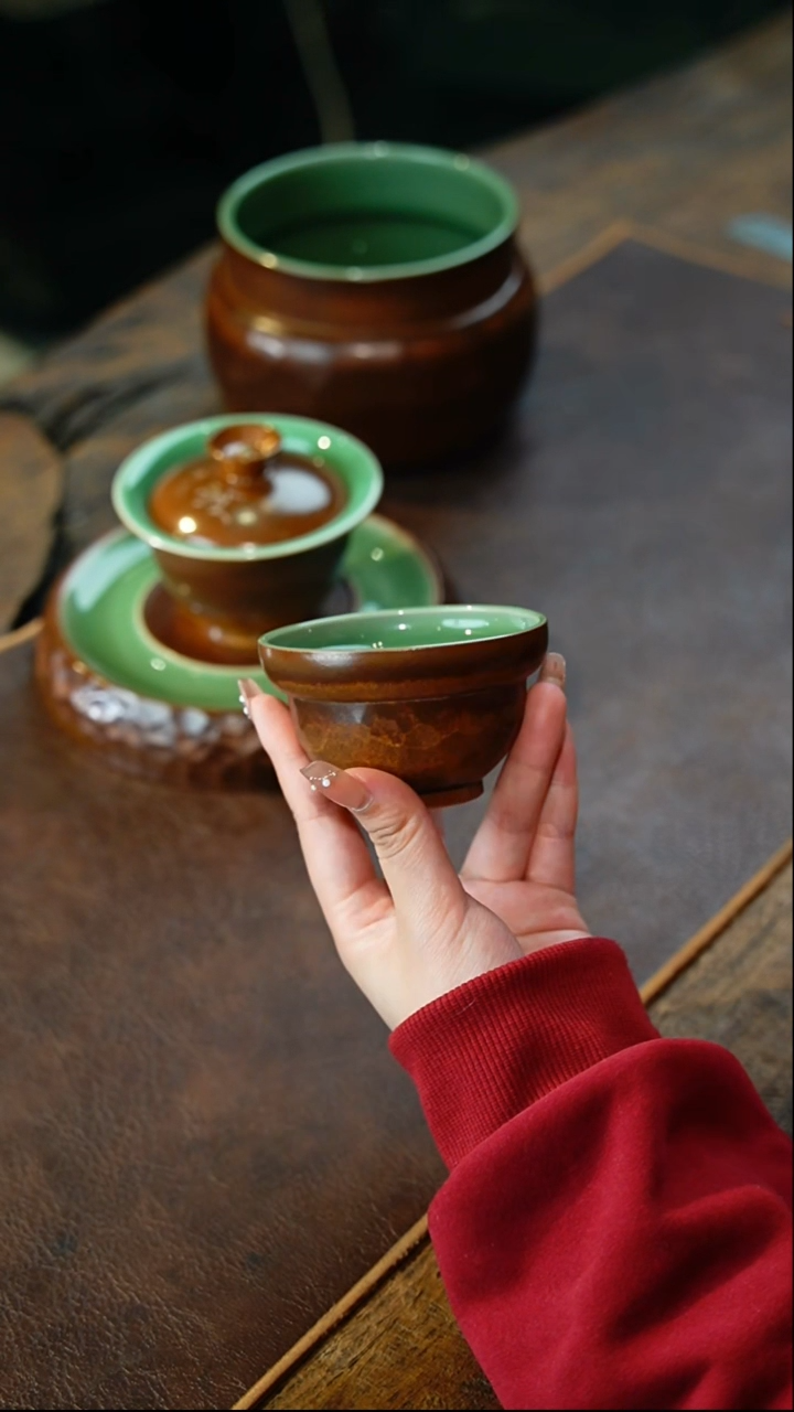 【闪购商品】瓷片王玮 锤纹系列 福禄杯