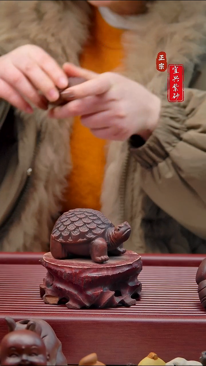 紫砂茶宠宜兴紫砂茶宠摆件