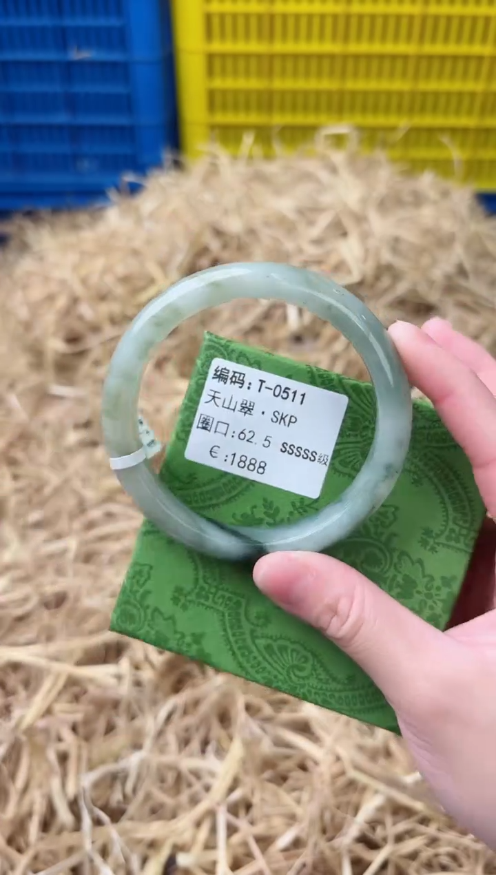 未镶嵌手镯石英质玉T-0511