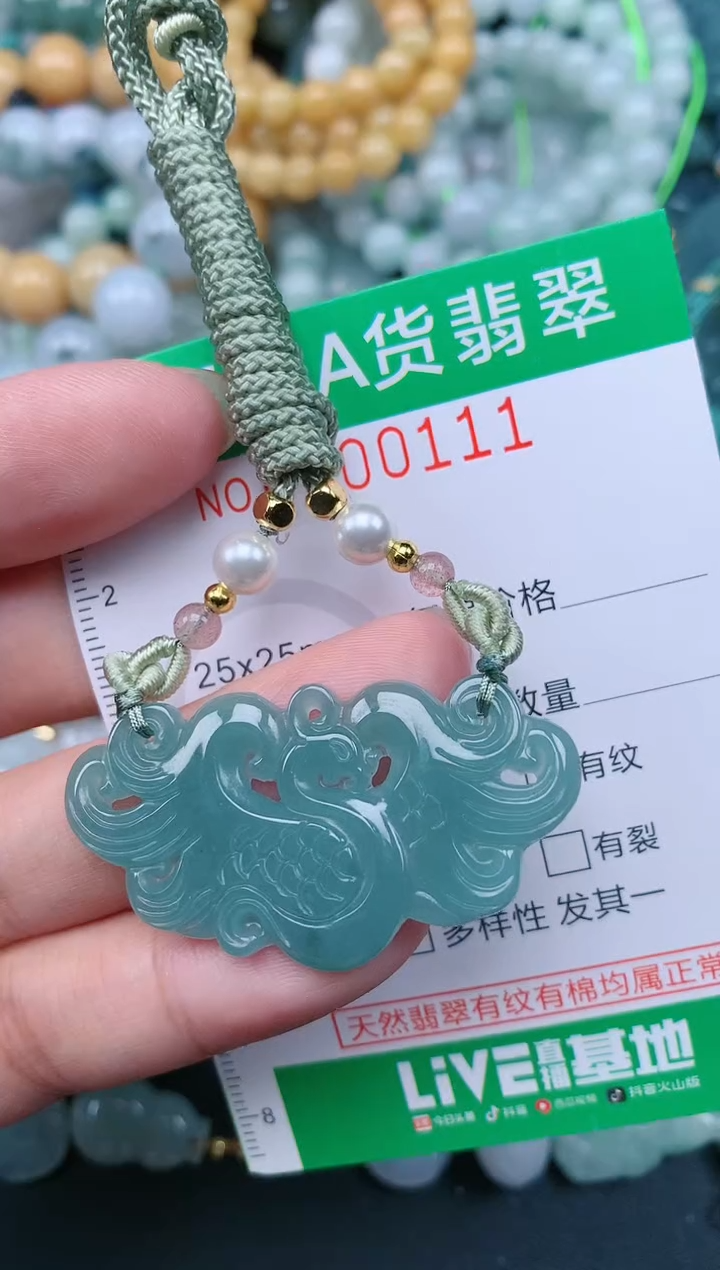 翡翠未镶嵌颈饰.0000111