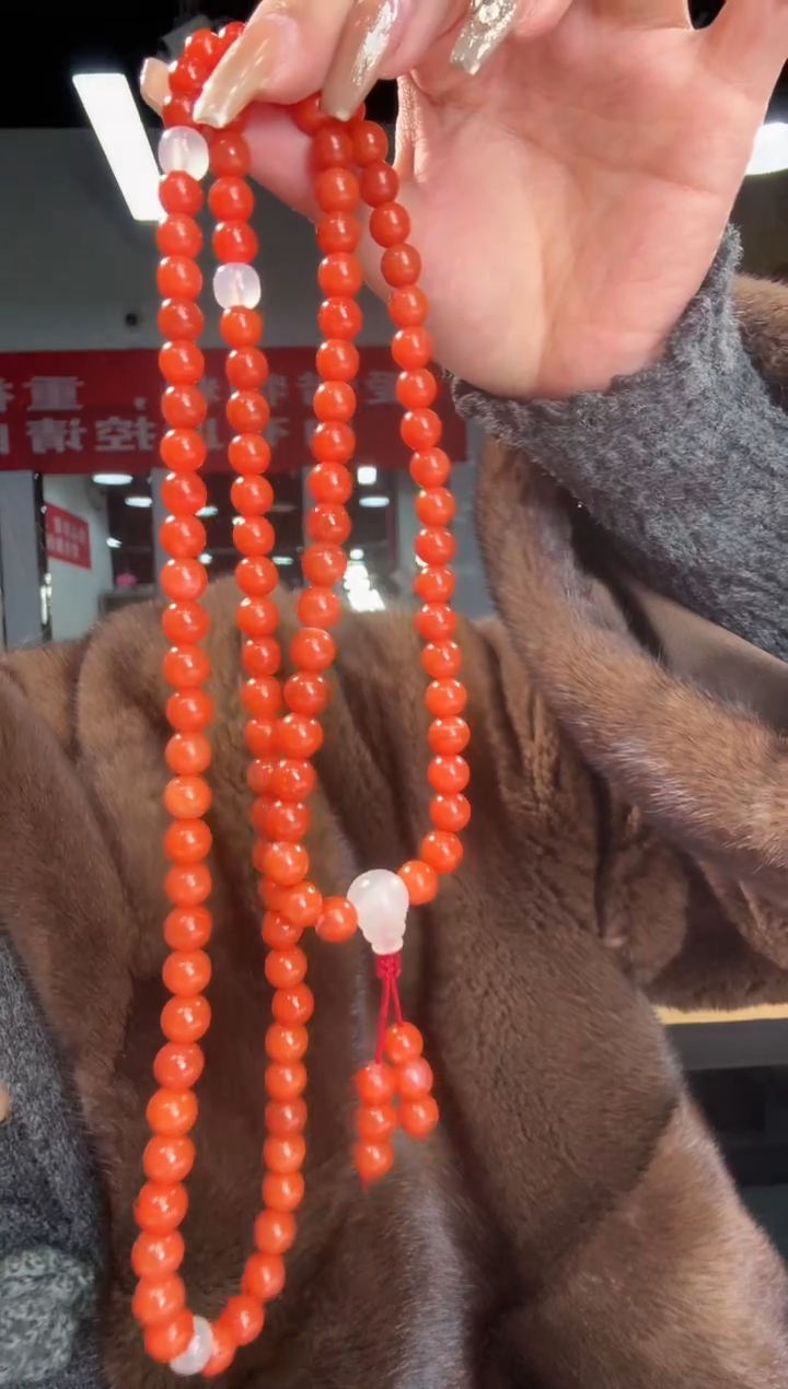 【闪购商品】南红玛瑙颈饰未镶嵌珠串
