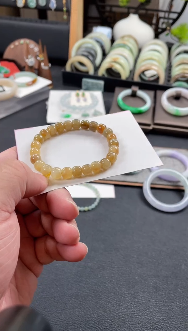 【闪购商品】和田玉（糖玉）手链未镶嵌手串