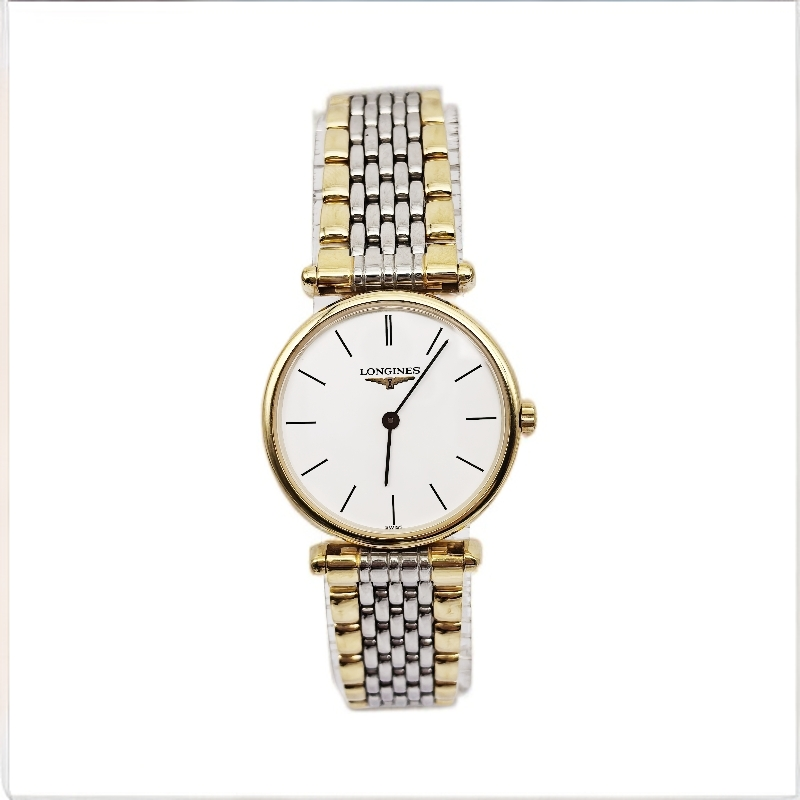 95新 Longines/浪琴 浪琴嘉兰间金白盘/表径24/经典/优雅