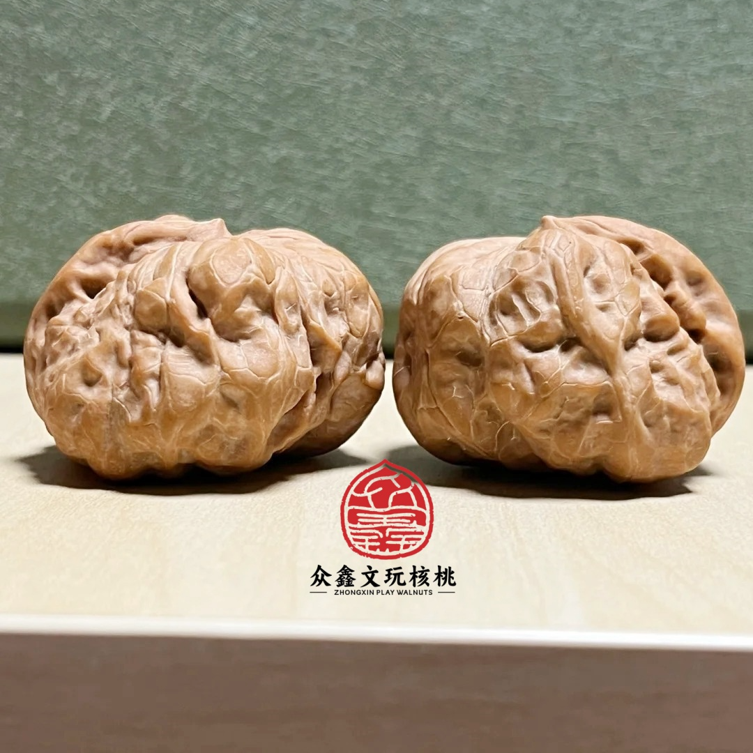 众鑫文玩--直播福利蛤蟆头一帆风顺核桃（微修）