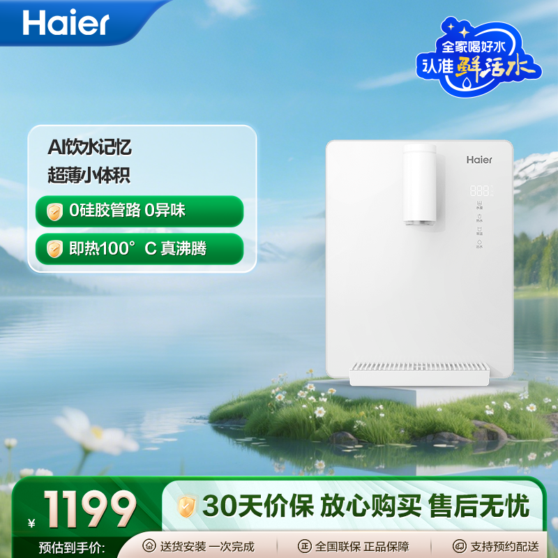 云朵温热款管线机壁挂式净水器真沸腾0硅胶管路0异味直饮机2312