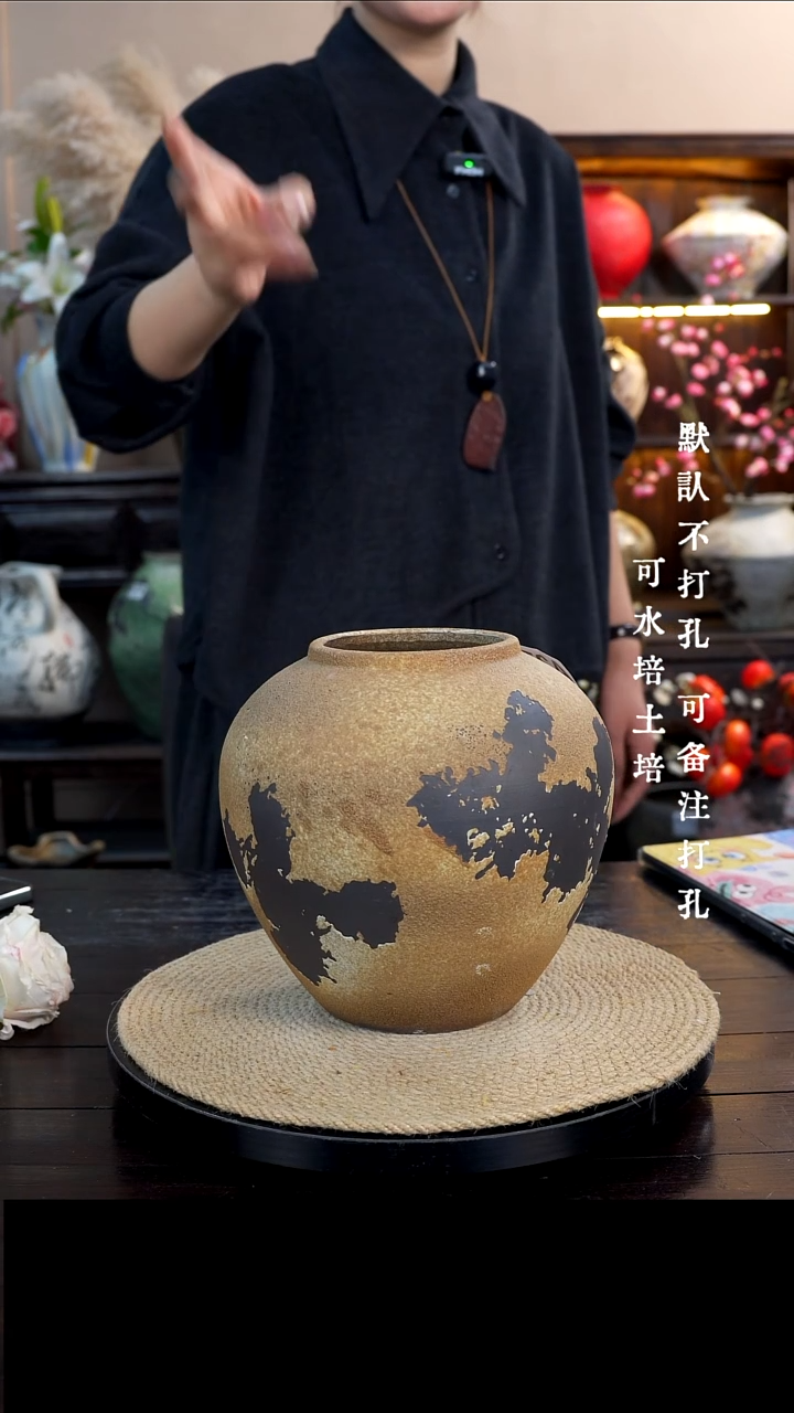 摆件陶瓷景德镇花瓶A378