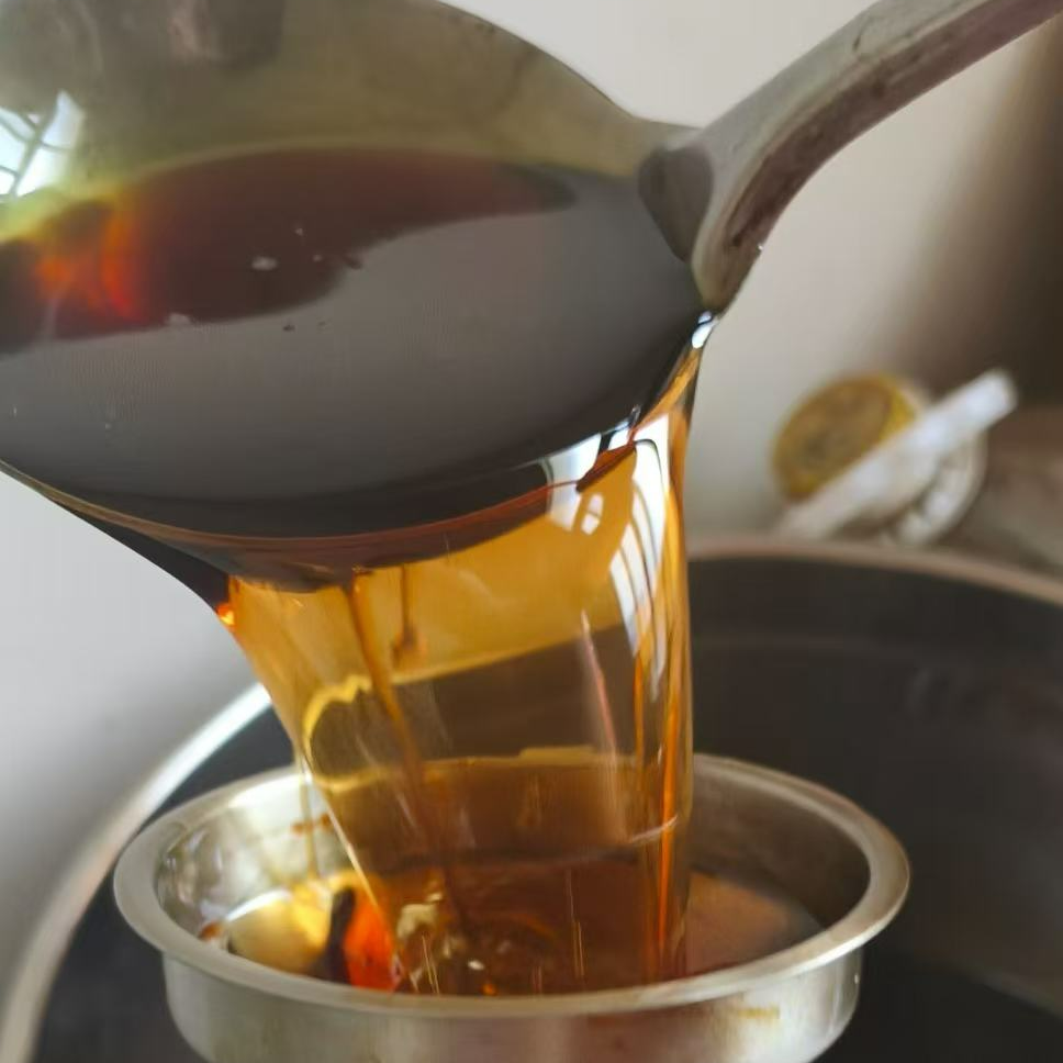 【芝麻油】纯正浓香农民自己种的芝麻榨的油