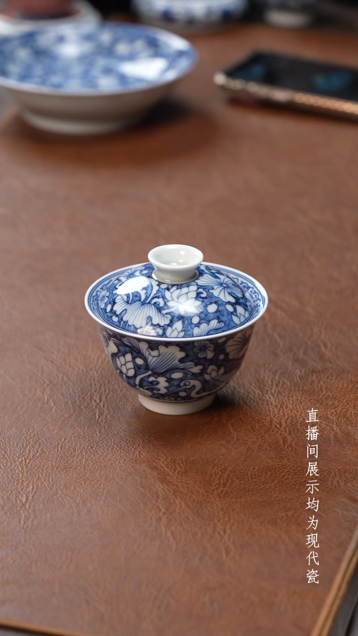 茶器茶器一鹭盖碗