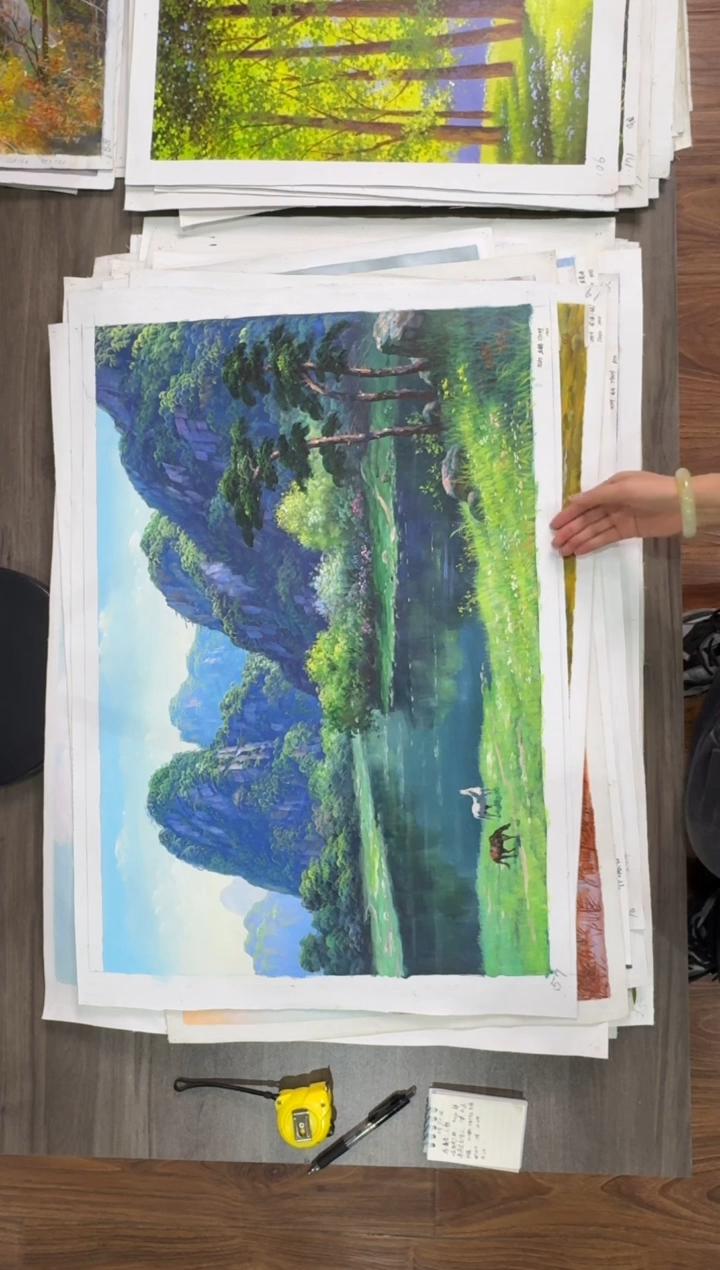 油画【26号】约50*70cm丨朝鲜原创纯手绘孤品油画丨顺丰包邮