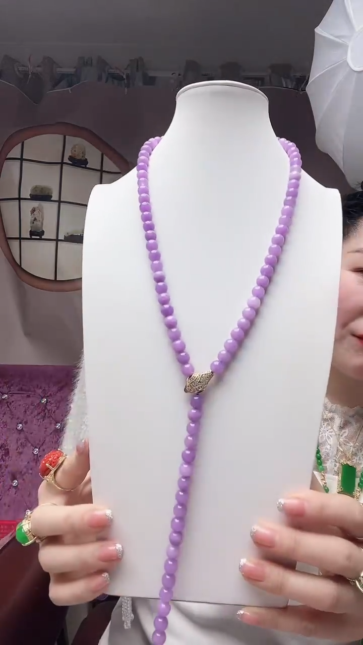 【闪购商品】翡翠颈饰银S925镶嵌X56号