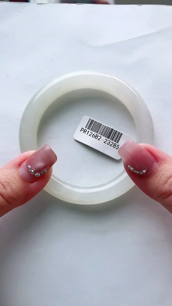 和田玉手镯未镶嵌55