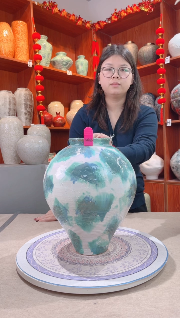 【闪购商品】瓶精品手作 陶瓷花瓶 无花 a646